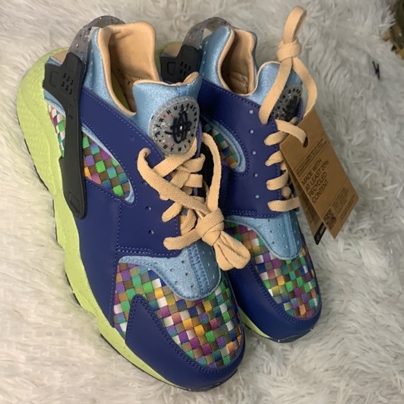 Nike Air Huarache Crater Color Woven Blue Sneaker Brand New - Picture 5 of 7